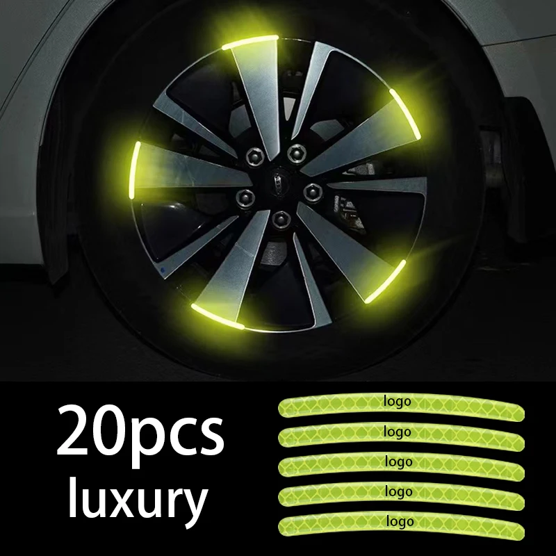 20Pcs/Set Custom Logo Car Wheel Sticker Safety Warning Mark High Reflective Auto Exterior Motorcycle Bike Tires Sticker 2 orders
20Pcs/Set Custom Logo Car Wheel Sticker Safety Warning Mark High Reflective Auto Exterior Motorcycle Bike Tires Sticker 2 orders