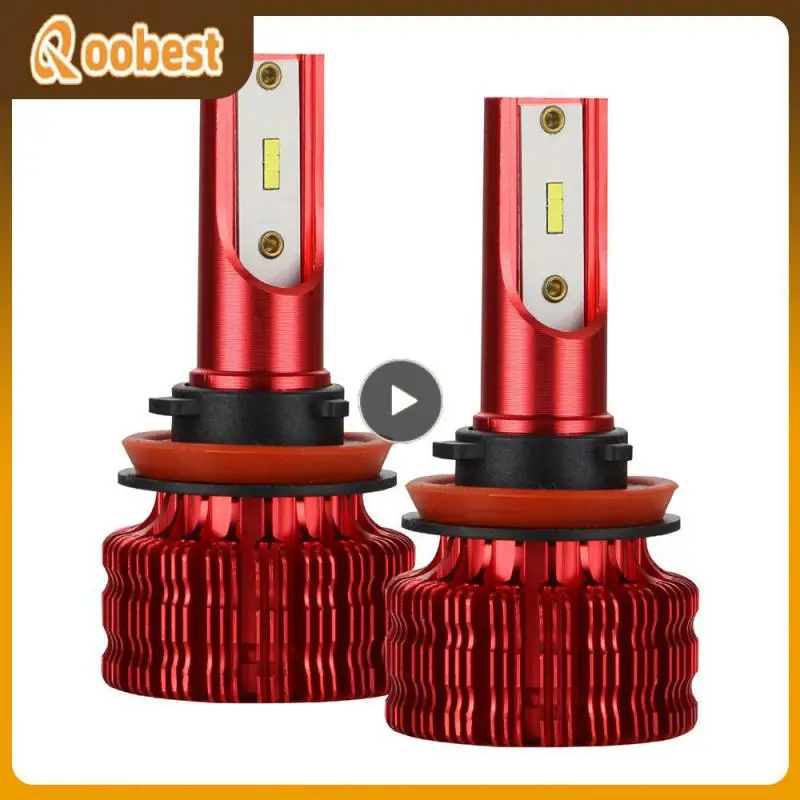 

Led 6500K Bright White, Halogen Replacement, Quick Installation 2*H11/H8/H9 LED Headlight Bulbs, Low Beam/Fog Light