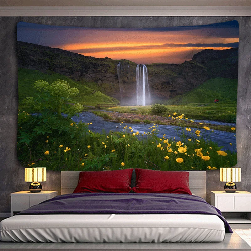 Beautiful Nature Landscape Tapestry Lake Waterfall Home Decor Aesthetics Bedroom Living Room Background Decoration Tapestry
Beautiful Nature Landscape Tapestry Lake Waterfall Home Decor Aesthetics Bedroom Living Room Background Decoration Tapestry
