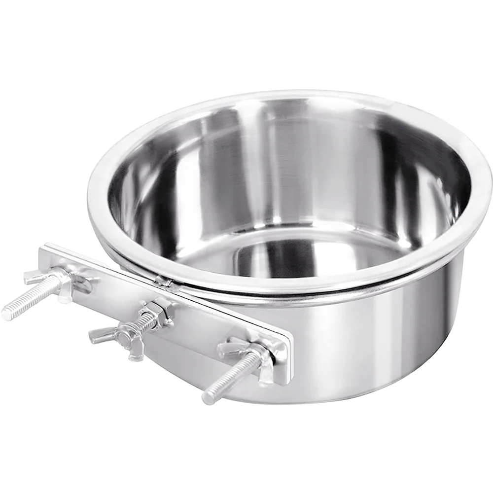 Bowl Stainless Steel Portable Cat Bowl Cat Durable Bowls Hanging Bowl Holder Bowl For Crate
Bowl Stainless Steel Portable Cat Bowl Cat Durable Bowls Hanging Bowl Holder Bowl For Crate