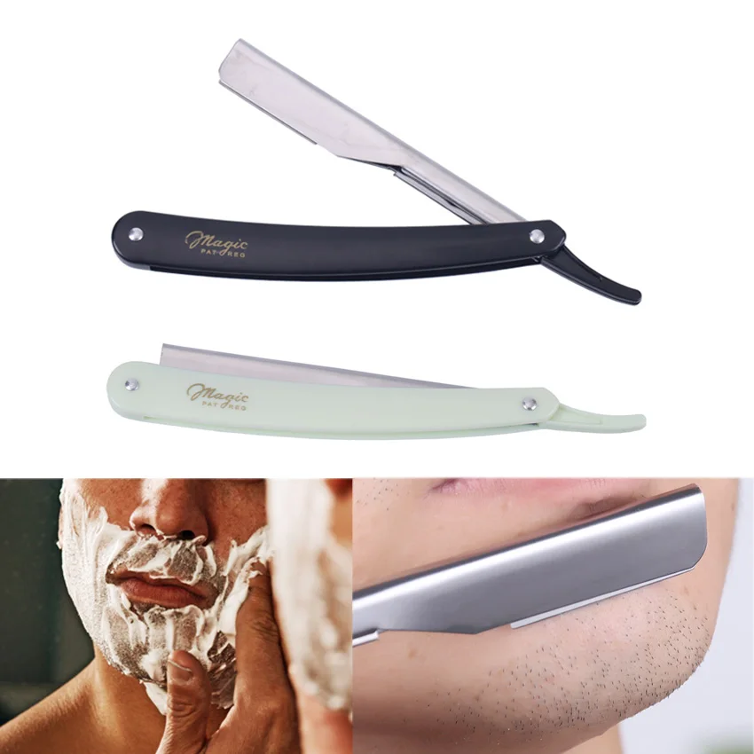 1PC Professional Manual Shaver Straight Edge Stainless Steel Sharp Barber Razor Shaving Beard Cutter With Blade Shaving
1PC Professional Manual Shaver Straight Edge Stainless Steel Sharp Barber Razor Shaving Beard Cutter With Blade Shaving