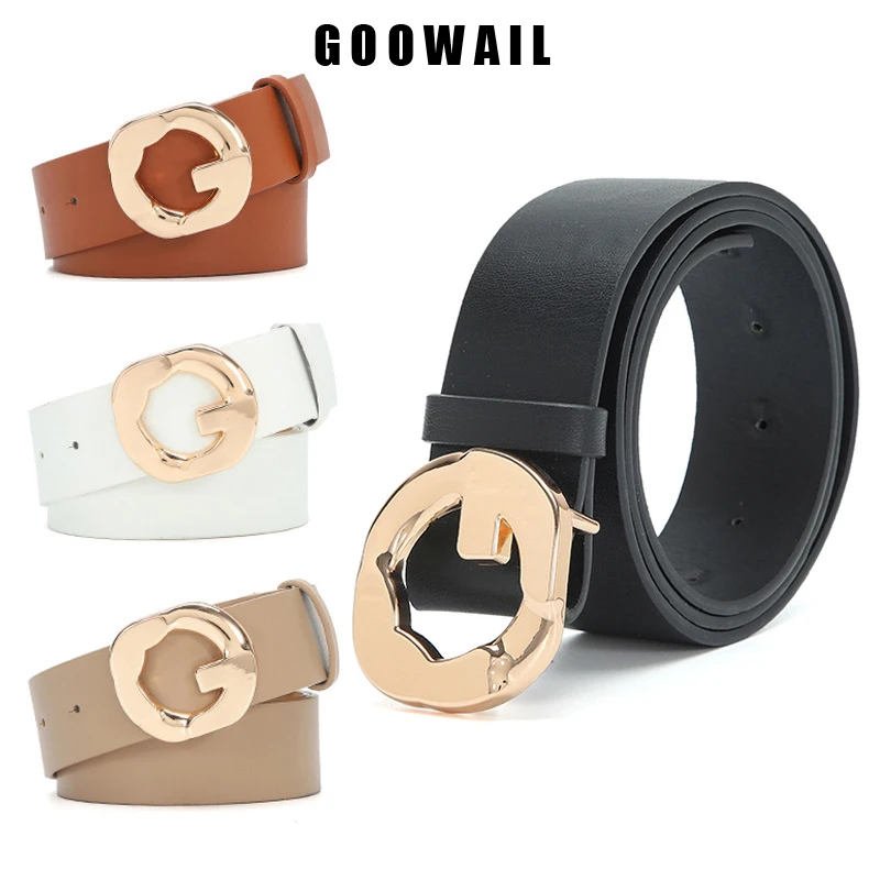 Golden Buckle Design Belt For Women All-match Retro Trend Jeans DressClothes Accessories Waist Straps Party Club Wear
Golden Buckle Design Belt For Women All-match Retro Trend Jeans DressClothes Accessories Waist Straps Party Club Wear