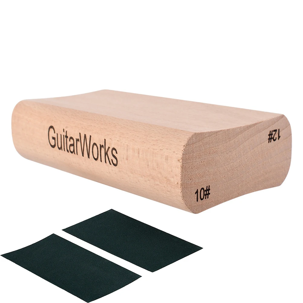 Guitar Radius Sanding Block Fingerboard Fret Wire Leveling Tool 7.25&9.5 Inch Dual Purpose Guitar Fretboard + 2 Sandpapers
Guitar Radius Sanding Block Fingerboard Fret Wire Leveling Tool 7.25&9.5 Inch Dual Purpose Guitar Fretboard + 2 Sandpapers