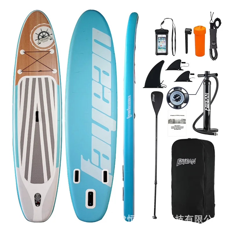 

Sup-доска надувная, доска для серфинга, доска для серфинга, нескользящая, для водных видов спорта, для взрослых, 335x81x15 см