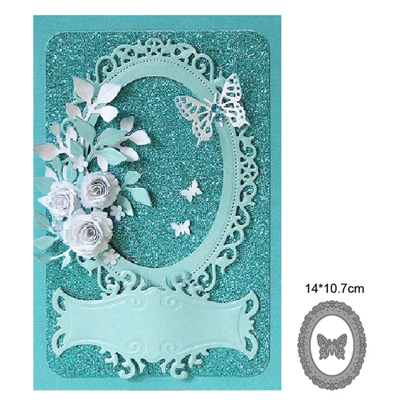 2022 New Metal Cutting Dies Butterfly Oval Lace Border Decoration Scrapbooking Knife Blade Photo Punch Stencils Album Embossing
2022 New Metal Cutting Dies Butterfly Oval Lace Border Decoration Scrapbooking Knife Blade Photo Punch Stencils Album Embossing