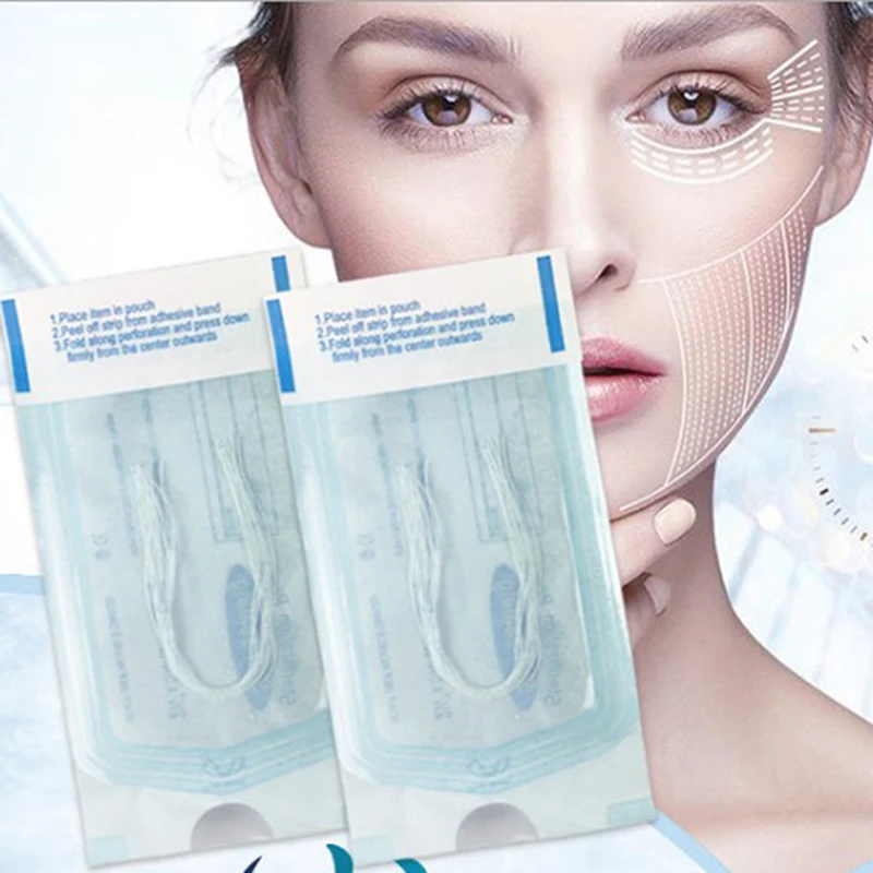 5Bags/60Pcs Protein Thread No Needle Gold Protein Line Absorbable Anti-wrinkle Face Filler Women Beauty Skin Tightening Lifting
5Bags/60Pcs Protein Thread No Needle Gold Protein Line Absorbable Anti-wrinkle Face Filler Women Beauty Skin Tightening Lifting