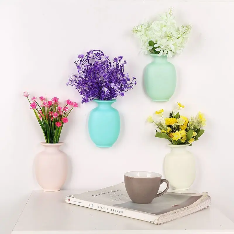 Room Bedroom Decoration Silicone Wall Hanging Plant Vases Living Room Entrance Wall Flower Holder Home Living 
Room Bedroom Decoration Silicone Wall Hanging Plant Vases Living Room Entrance Wall Flower Holder Home Living