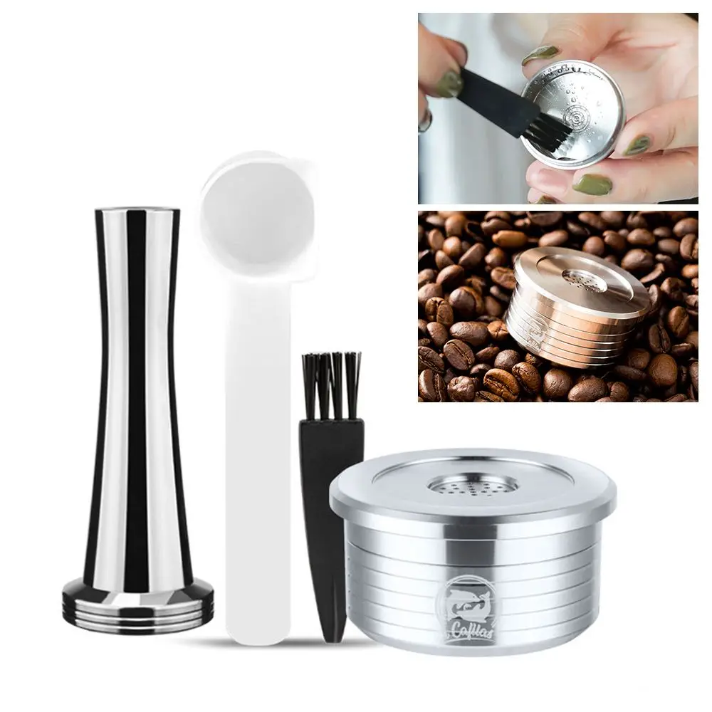 Stainless Steel Espresso Coffee Tamper Coffee Capsule Reusable Pods Refillable Capsule For Delta Q NDIQ7323|EP MINI
Stainless Steel Espresso Coffee Tamper Coffee Capsule Reusable Pods Refillable Capsule For Delta Q NDIQ7323|EP MINI