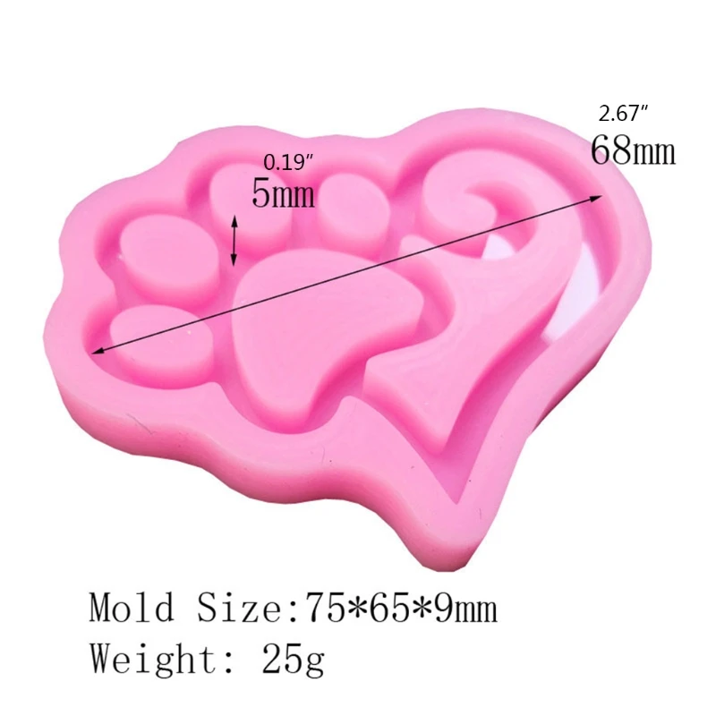 69HB Shiny Glossy love Silicone Mold Love Claw Epoxy Resin Mold DIY Keychain Jewelry for Valentine Gift Craft
69HB Shiny Glossy love Silicone Mold Love Claw Epoxy Resin Mold DIY Keychain Jewelry for Valentine Gift Craft
