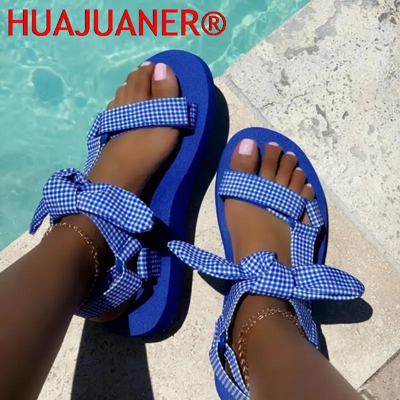 Сандалии HUAJUANER женские на плоской подошве, пляжные босоножки, модная повседневная Уличная обувь, лето
Сандалии HUAJUANER женские на плоской подошве, пляжные босоножки, модная повседневная Уличная обувь, лето