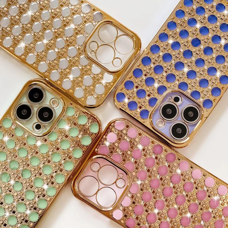 Inlaid Agate Rhinestones Phone Case for IPhone 11 Pro Max 12 13 XR XS Max X XS 7 8 Plus SE2 Luxury Electroplating Back Cover
Inlaid Agate Rhinestones Phone Case for IPhone 11 Pro Max 12 13 XR XS Max X XS 7 8 Plus SE2 Luxury Electroplating Back Cover