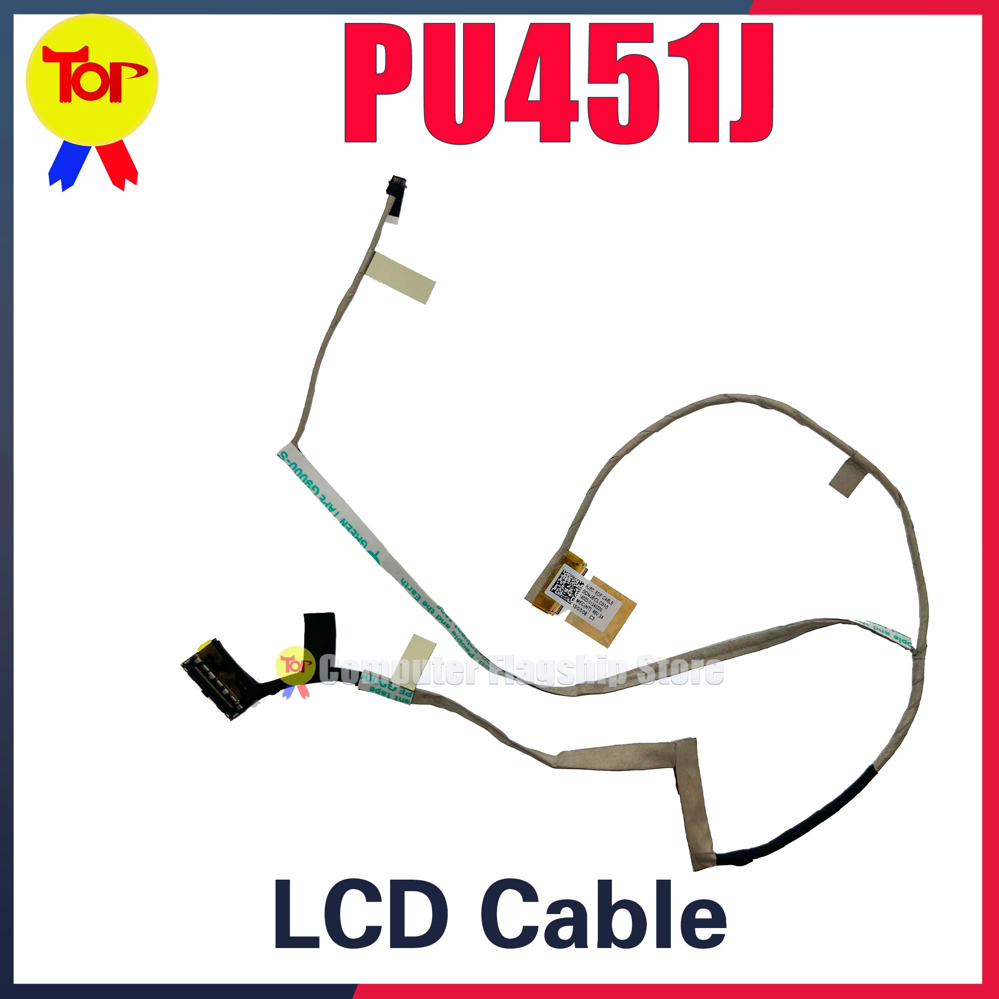 ASUS CABLE PU451J PU451JF PU551J PU551JF PU551 NJEC 14005-01240200 14005-1270500 Laptop LCD LED Display Flex Video Screen Cable
ASUS CABLE PU451J PU451JF PU551J PU551JF PU551 NJEC 14005-01240200 14005-1270500 Laptop LCD LED Display Flex Video Screen Cable