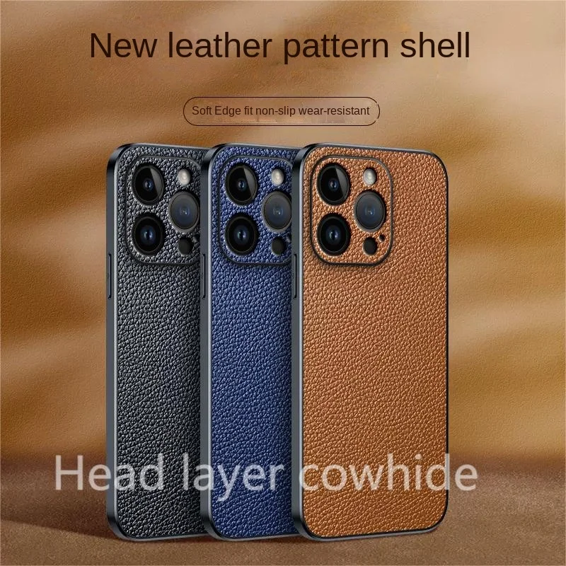 Чехлы из натуральной воловьей кожи для IPhone 14 Pro Max 14Pro, роскошный чехол-накладка на заднюю панель из воловьей кожи с зернистой фактурой
Чехлы из натуральной воловьей кожи для IPhone 14 Pro Max 14Pro, роскошный чехол-накладка на заднюю панель из воловьей кожи с зернистой фактурой