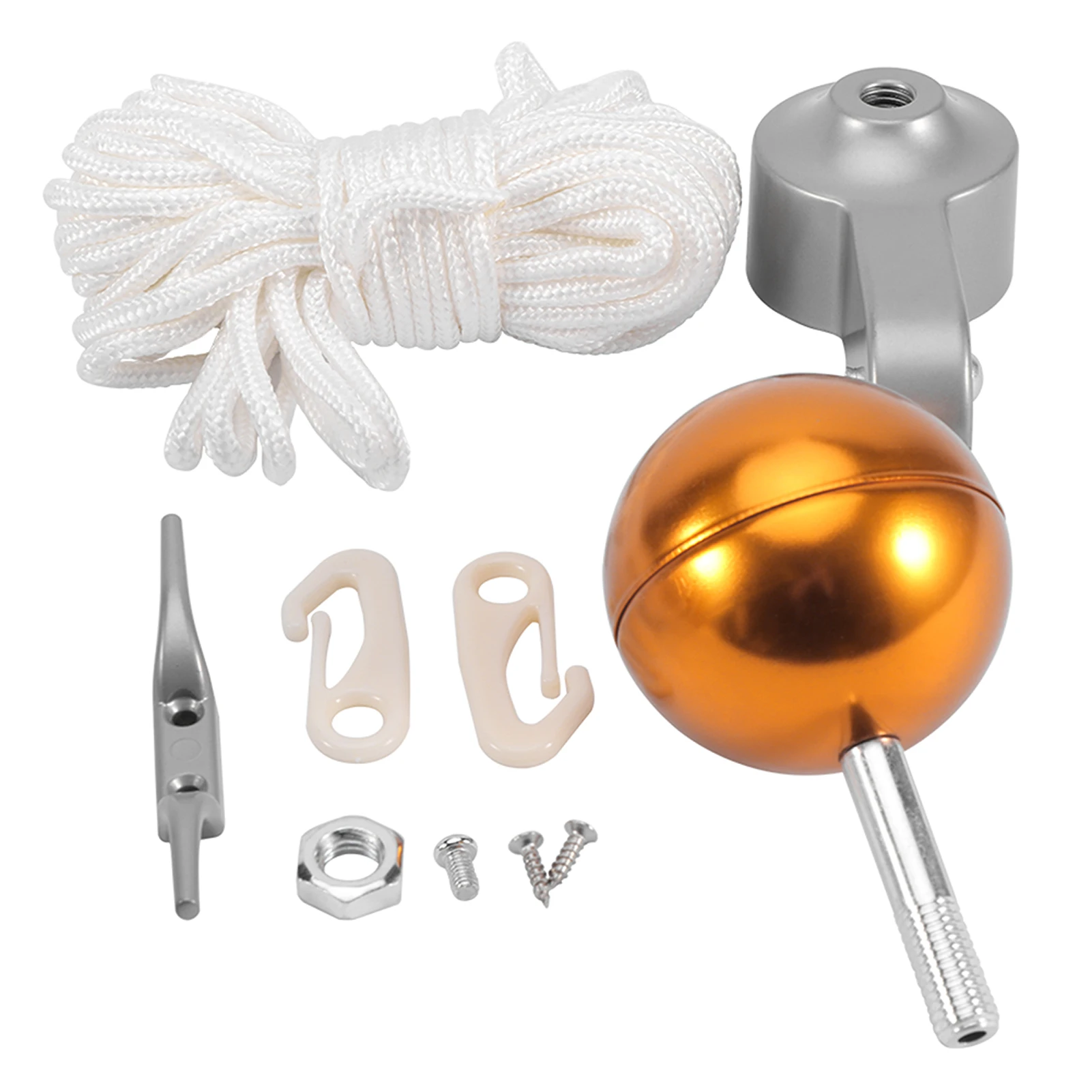 Home Rope Outdoor Round Shape Gold Ball Decor Yard Garden Cleat Clip Flagpole Accessories Kit Screws Repair Pulley
Home Rope Outdoor Round Shape Gold Ball Decor Yard Garden Cleat Clip Flagpole Accessories Kit Screws Repair Pulley