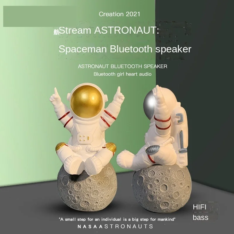 Astronaut USB Charging Mobile Phone Universal HIFI Bass High Sound Quality Can Inserted Card Portable Wireless Bluetooth Audio 
Astronaut USB Charging Mobile Phone Universal HIFI Bass High Sound Quality Can Inserted Card Portable Wireless Bluetooth Audio