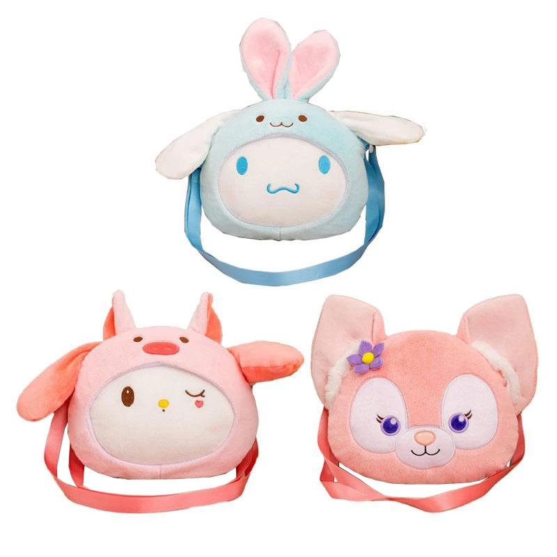 Kawaii Sanrios My Melody Cinnamoroll Anime Cute Cartoon Single Shoulder Bag Messenger Bag children Plush mobile phone bag Gifts
Kawaii Sanrios My Melody Cinnamoroll Anime Cute Cartoon Single Shoulder Bag Messenger Bag children Plush mobile phone bag Gifts