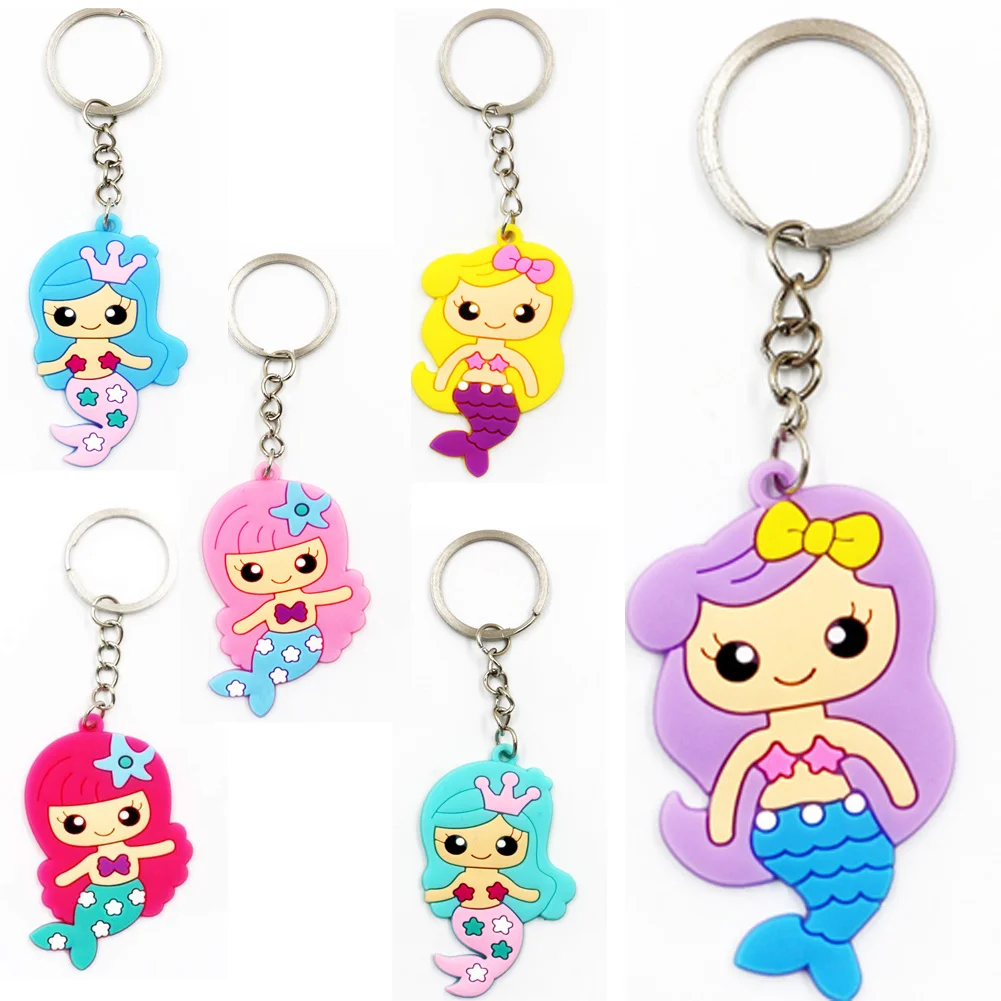 6Pcs Cute Mermaid Keychains Silicone Keyrings for Girls Mermaid Birthday Party Favors Toy Souvenirs Gifts
6Pcs Cute Mermaid Keychains Silicone Keyrings for Girls Mermaid Birthday Party Favors Toy Souvenirs Gifts