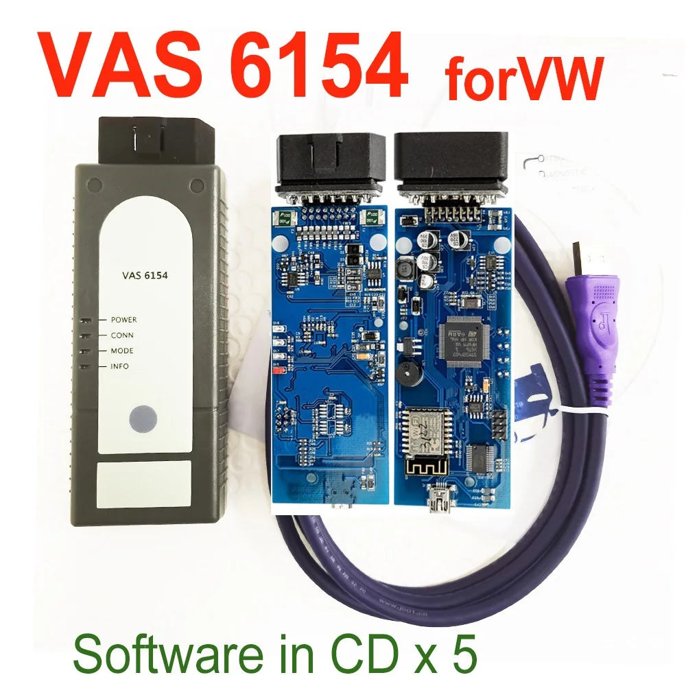 5.26 WiFi VAS6154 car Diagnostic Interface VAS 6154 5054A OBD OBD2 Scanner Tool Wifi Function forV W group cars coding on line
5.26 WiFi VAS6154 car Diagnostic Interface VAS 6154 5054A OBD OBD2 Scanner Tool Wifi Function forV W group cars coding on line