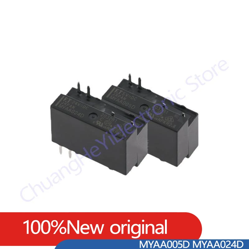 5 шт./партия, новинка 100%, оригинальное реле, 5VDC MYAA024D 24VDC 5A250VAC, набор нормально открытых 4-контактных
5 шт./партия, новинка 100%, оригинальное реле, 5VDC MYAA024D 24VDC 5A250VAC, набор нормально открытых 4-контактных