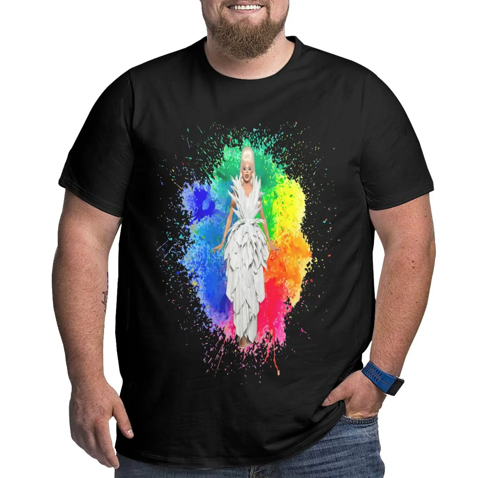 Футболка Rupaul Rainbow Queen мужская оверсайз, тенниска с графическим принтом, майка для пар, одежда для мужчин 
Футболка Rupaul Rainbow Queen мужская оверсайз, тенниска с графическим принтом, майка для пар, одежда для мужчин