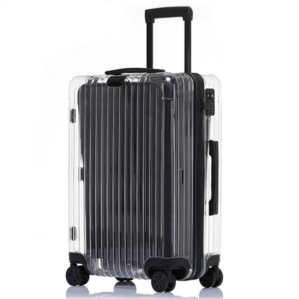 Transparent Suitcase Bag 24 Inch Travel Trolley PC Luggage Boarding Case Password Lockbox Universal 4 Wheel Baggage Handbag Box
Transparent Suitcase Bag 24 Inch Travel Trolley PC Luggage Boarding Case Password Lockbox Universal 4 Wheel Baggage Handbag Box