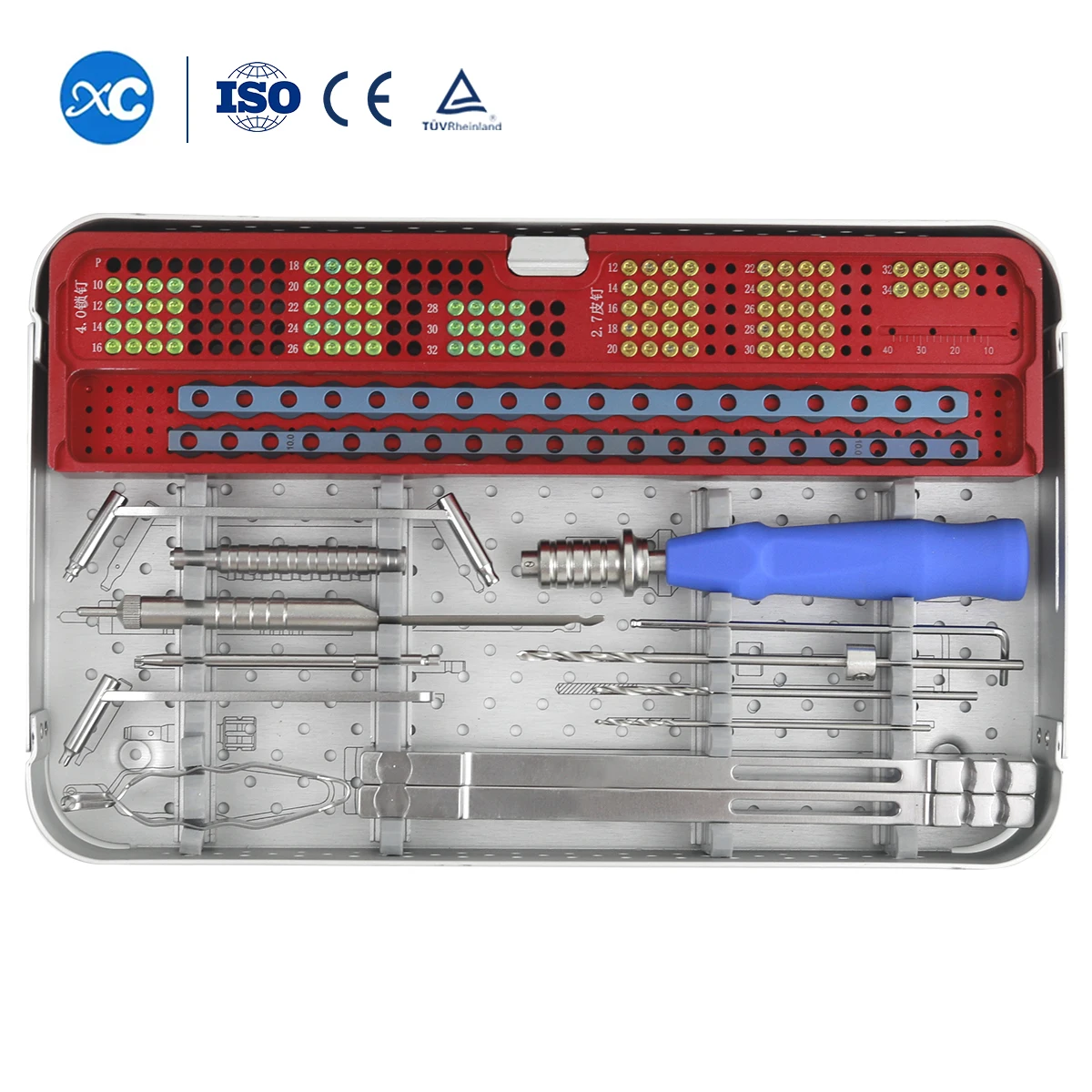 Orthopedic Veterinary Instrument Case ALP Locking Plate Surgical Instruments Sets For VET Bone Surgery
Orthopedic Veterinary Instrument Case ALP Locking Plate Surgical Instruments Sets For VET Bone Surgery