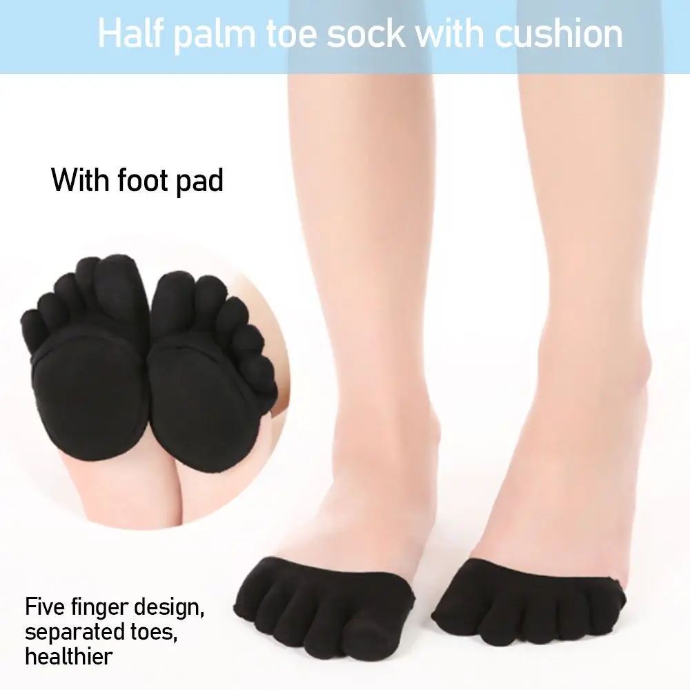 Socks Accessries Pain Relief High Heels Invisible Socks Half Insoles Forefoot Pad Non-Slip Five Fingers Socks Toe Socks
Socks Accessries Pain Relief High Heels Invisible Socks Half Insoles Forefoot Pad Non-Slip Five Fingers Socks Toe Socks