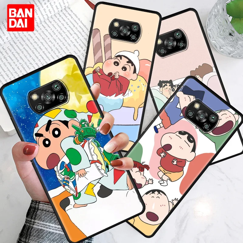 Crayon Shin-Chan Phone Case for Xiaomi Mi Poco X3 NFC M3 F3 Note 11 10s 10t 9t K40 Pro Plus Ultra Cell Soft Cover Coque Silicone
Crayon Shin-Chan Phone Case for Xiaomi Mi Poco X3 NFC M3 F3 Note 11 10s 10t 9t K40 Pro Plus Ultra Cell Soft Cover Coque Silicone