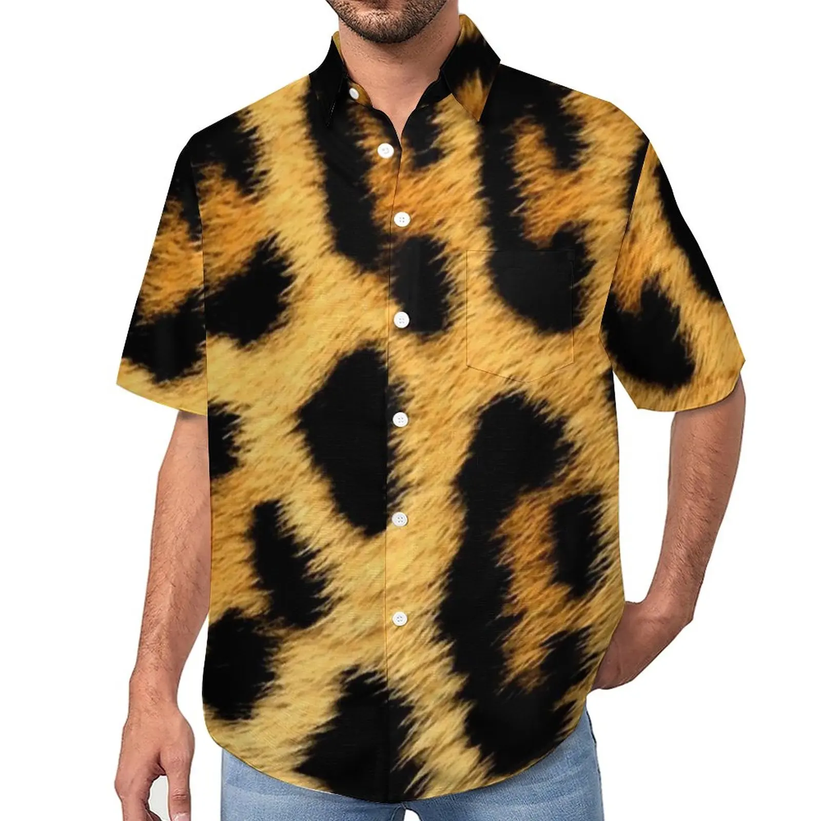 Leopard Print Blouses Male Fashion Animal Casual Shirts Hawaiian Short Sleeve Design Fashion Oversized Beach Shirt Gift
Leopard Print Blouses Male Fashion Animal Casual Shirts Hawaiian Short Sleeve Design Fashion Oversized Beach Shirt Gift