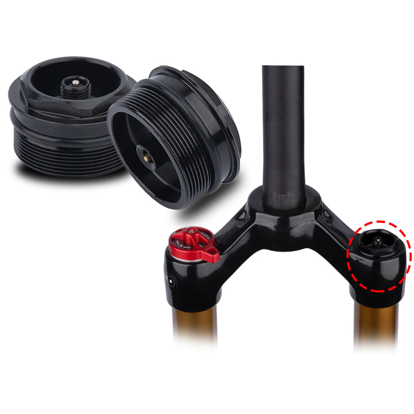 MTB Bike Front Fork Valve Nut Bicycle Air Fork Cap Assembly Thread 31xP1.0mm Valve Core Replacement Sealing Parts
MTB Bike Front Fork Valve Nut Bicycle Air Fork Cap Assembly Thread 31xP1.0mm Valve Core Replacement Sealing Parts