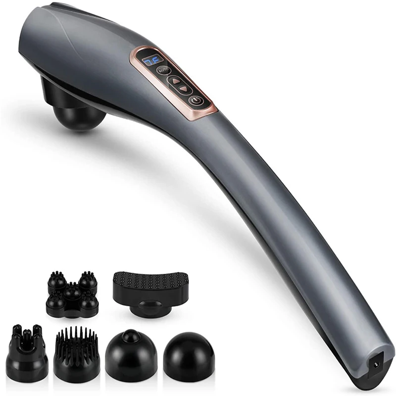 Back Massager Cordless Handheld Back Massager Handheld Electric Heat Deep Kneading Tissue For Full Body Pain Relief
Back Massager Cordless Handheld Back Massager Handheld Electric Heat Deep Kneading Tissue For Full Body Pain Relief