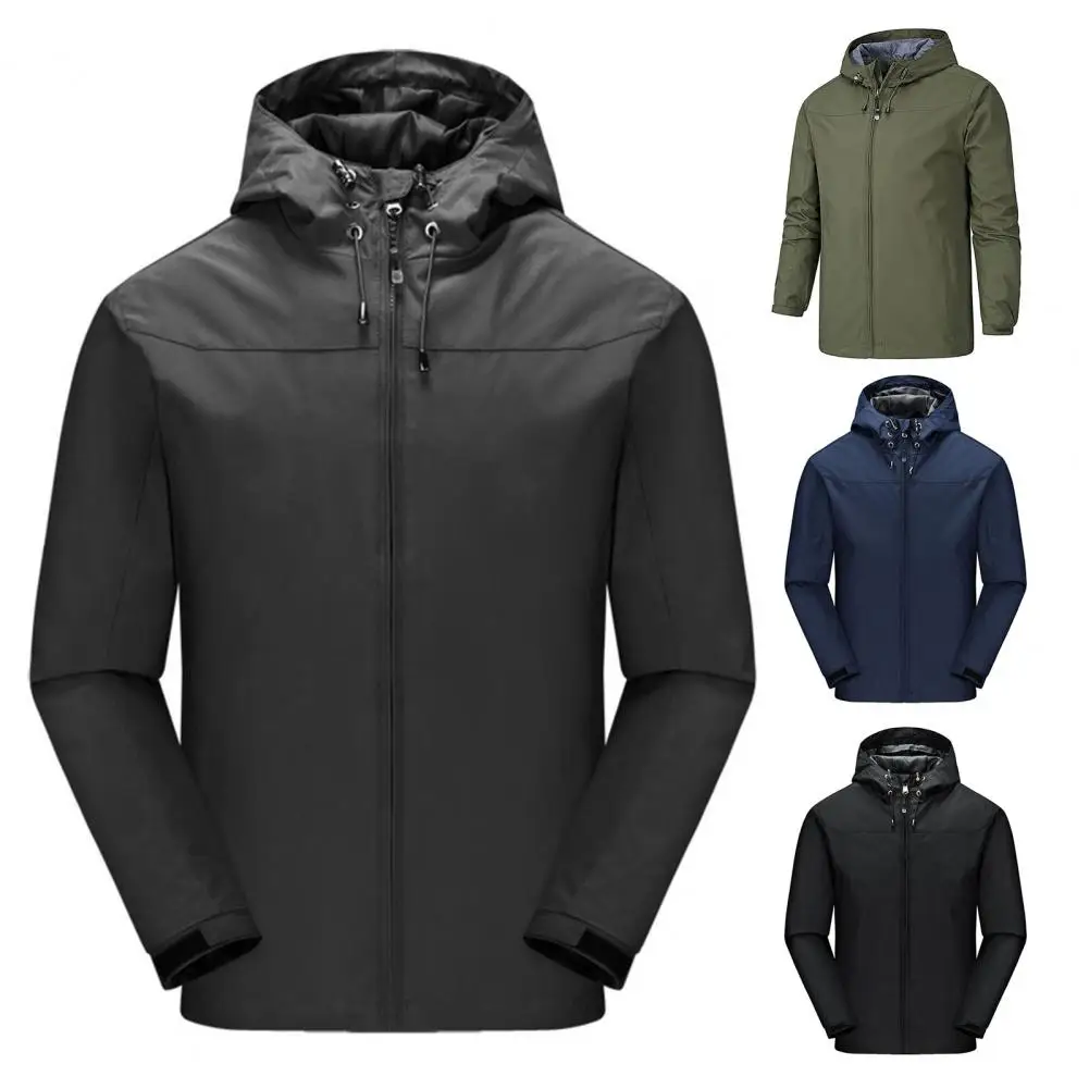 Hooded Jackets For Men Autumn Winter Solid Color Long Sleeves Loose Pocket Zipper Hood Outerwear Warm Man Clothing Streetwear
Hooded Jackets For Men Autumn Winter Solid Color Long Sleeves Loose Pocket Zipper Hood Outerwear Warm Man Clothing Streetwear
