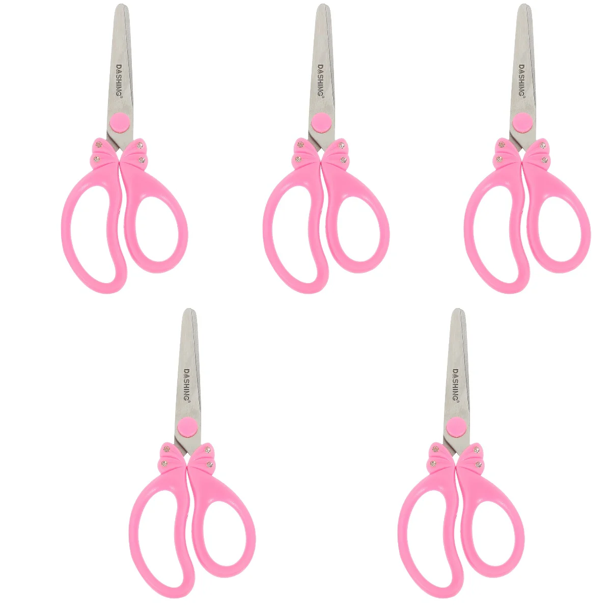 5pcs Kids Scissors Plastic Handle Safety Scissors Labor-saving Scissors Hand Craft Scissors
5pcs Kids Scissors Plastic Handle Safety Scissors Labor-saving Scissors Hand Craft Scissors