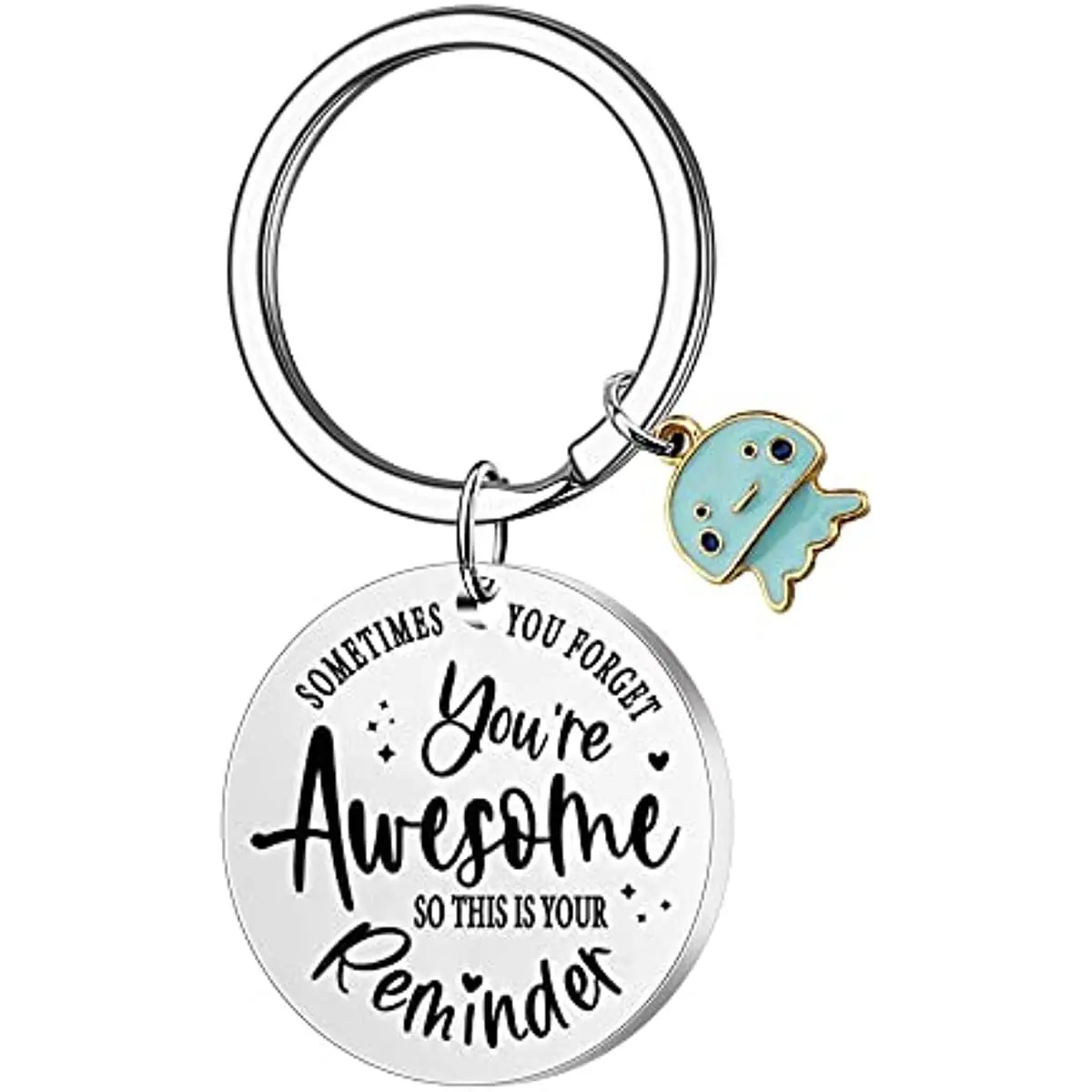 You Are Awesome Jellyfish Creative Key Chains Stainless Steel Accessories Gift Women Man Jewelry Pendant
You Are Awesome Jellyfish Creative Key Chains Stainless Steel Accessories Gift Women Man Jewelry Pendant