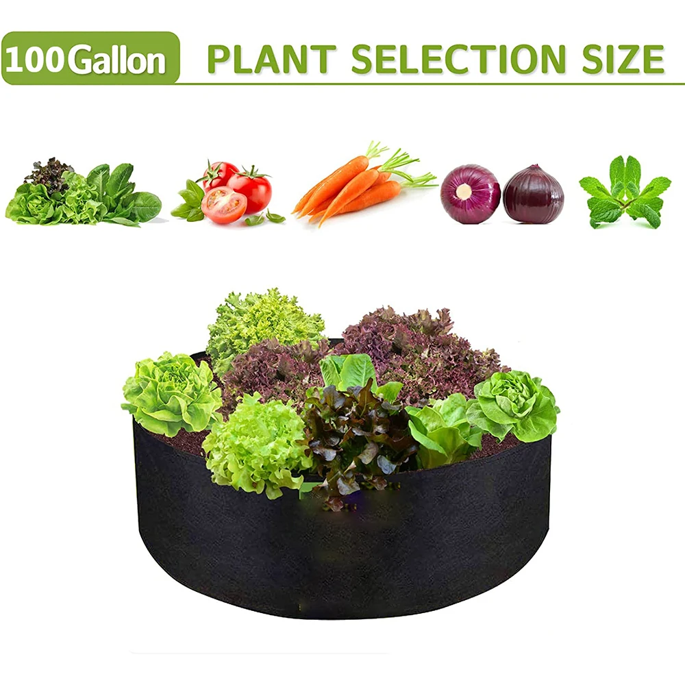 Plant Grow Bag Large Heavy Duty Fabric Grow Pot for Durable Breathe Cloth Container for Potato Carrot Onion Gardening Outdoor
Plant Grow Bag Large Heavy Duty Fabric Grow Pot for Durable Breathe Cloth Container for Potato Carrot Onion Gardening Outdoor