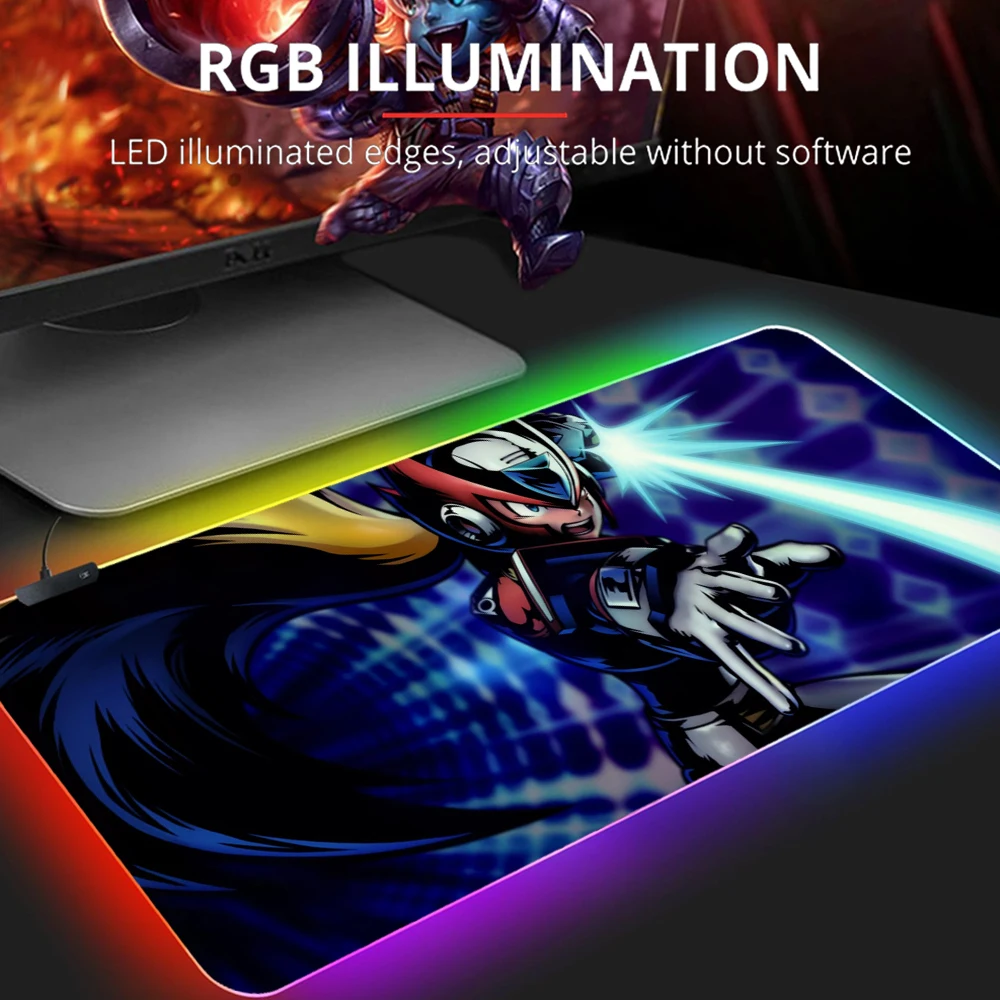 RGB Large Gaming Mouse Pad Megaman Mega Man X Mousepad Gamer 900x400 Rubber Keyboard Mats Desk Pad Mat Table Decoration Carpet
RGB Large Gaming Mouse Pad Megaman Mega Man X Mousepad Gamer 900x400 Rubber Keyboard Mats Desk Pad Mat Table Decoration Carpet