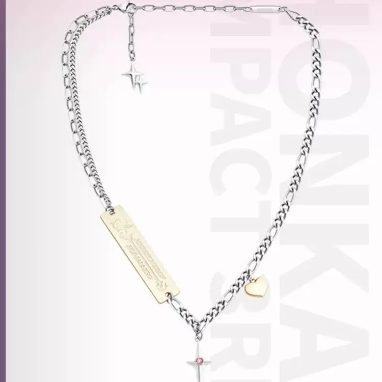 Official Original Game Honkai Impact 3 Elysia Themes Cool Fashion Necklace Chain Pendant Cosplay Accessories Neutral Gift Kpop
Official Original Game Honkai Impact 3 Elysia Themes Cool Fashion Necklace Chain Pendant Cosplay Accessories Neutral Gift Kpop