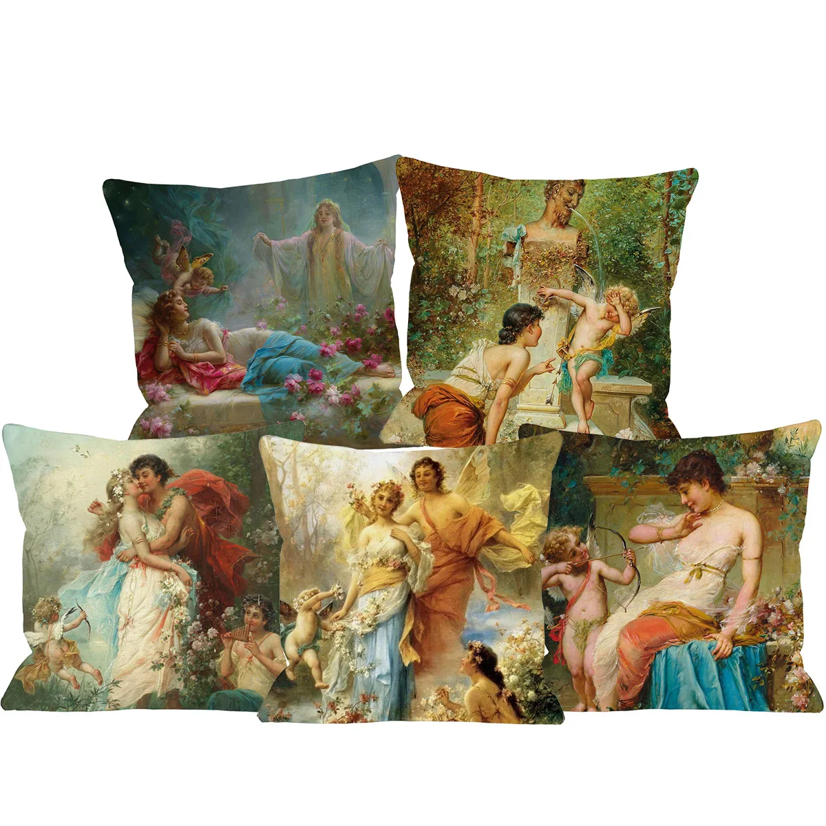 Beauty Woman Lady Angel Portrait Cushion Cover Hans Zatzka Oil Painting White Soft Polyester Pillowcase 45X45cm
Beauty Woman Lady Angel Portrait Cushion Cover Hans Zatzka Oil Painting White Soft Polyester Pillowcase 45X45cm