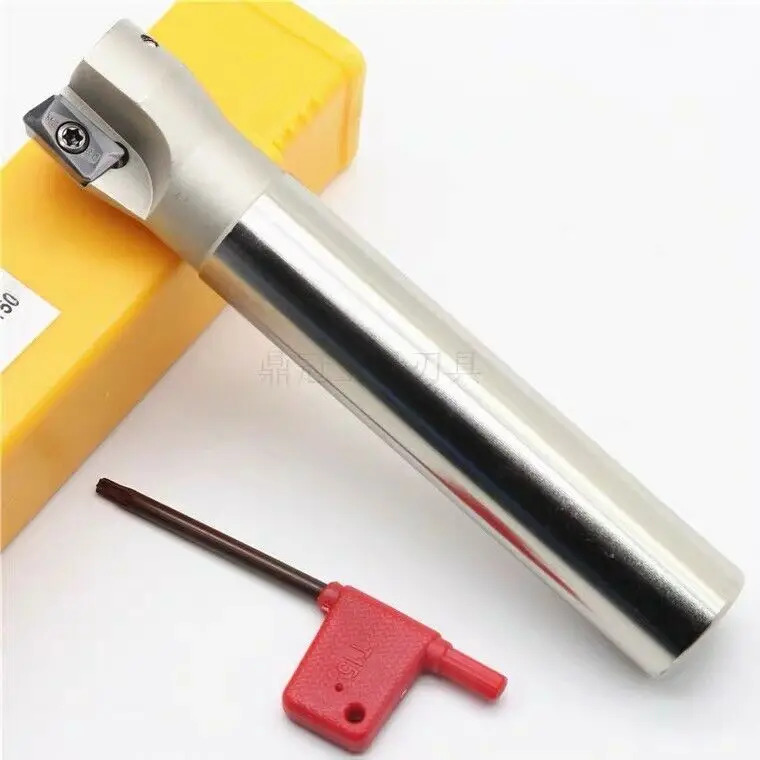 Square shoulder cutter 400R C25-30-150L Milling Cutter+ 2pcs APMT1604PDER R0.8 Milling cutte Carbide Milling Inserts
Square shoulder cutter 400R C25-30-150L Milling Cutter+ 2pcs APMT1604PDER R0.8 Milling cutte Carbide Milling Inserts