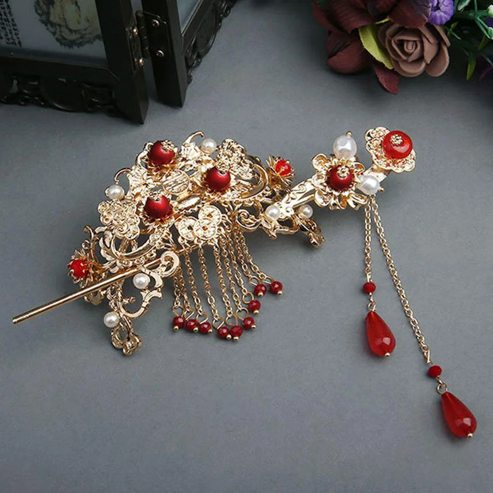 2pcs Chinese Style Hair Forks Pearl Hair Clip Tassel Hair Clips Hair Stick Pin 
2pcs Chinese Style Hair Forks Pearl Hair Clip Tassel Hair Clips Hair Stick Pin