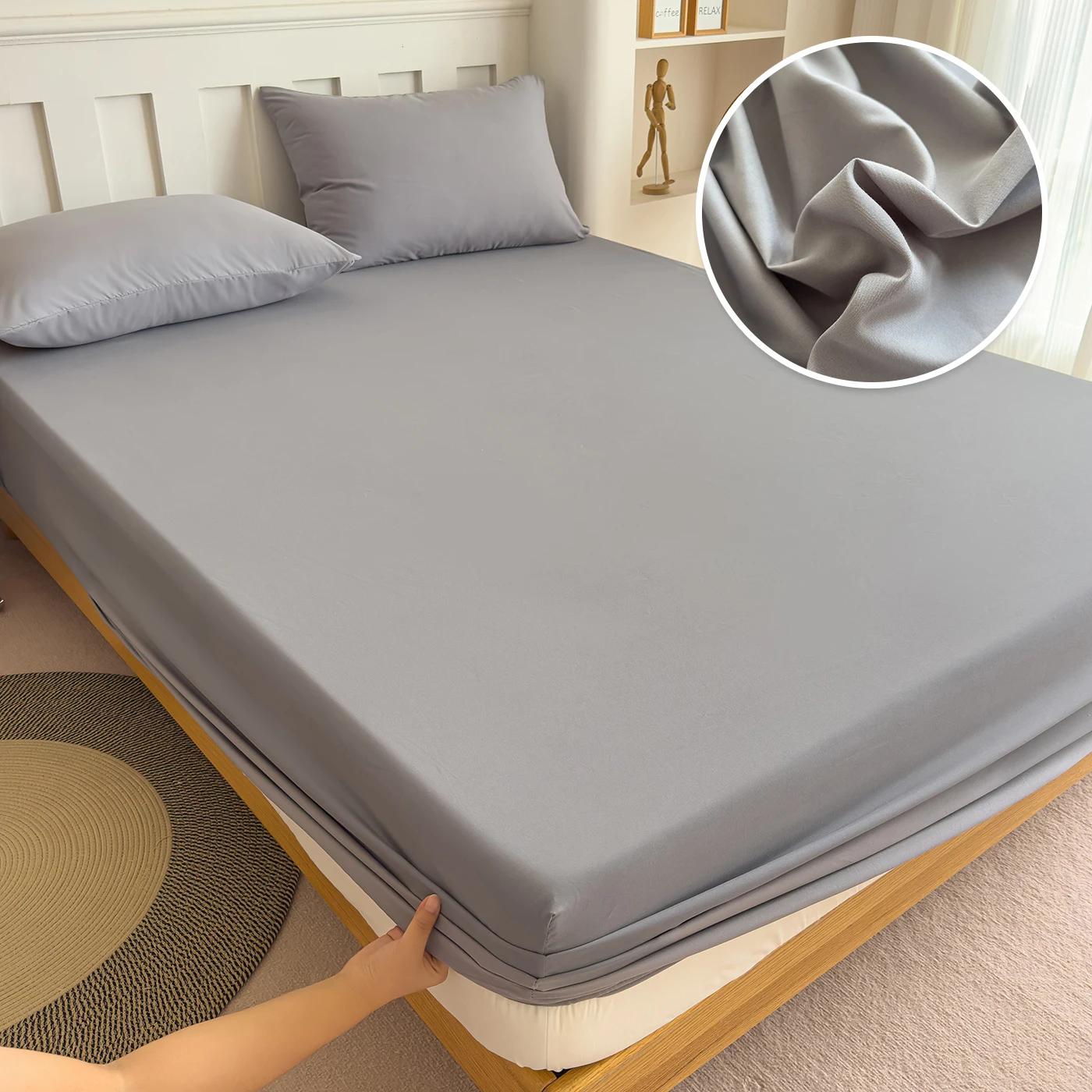 Комплект простыней Leorate из полиэстера 200 TC Queen-Size
Комплект простыней Leorate из полиэстера 200 TC Queen-Size