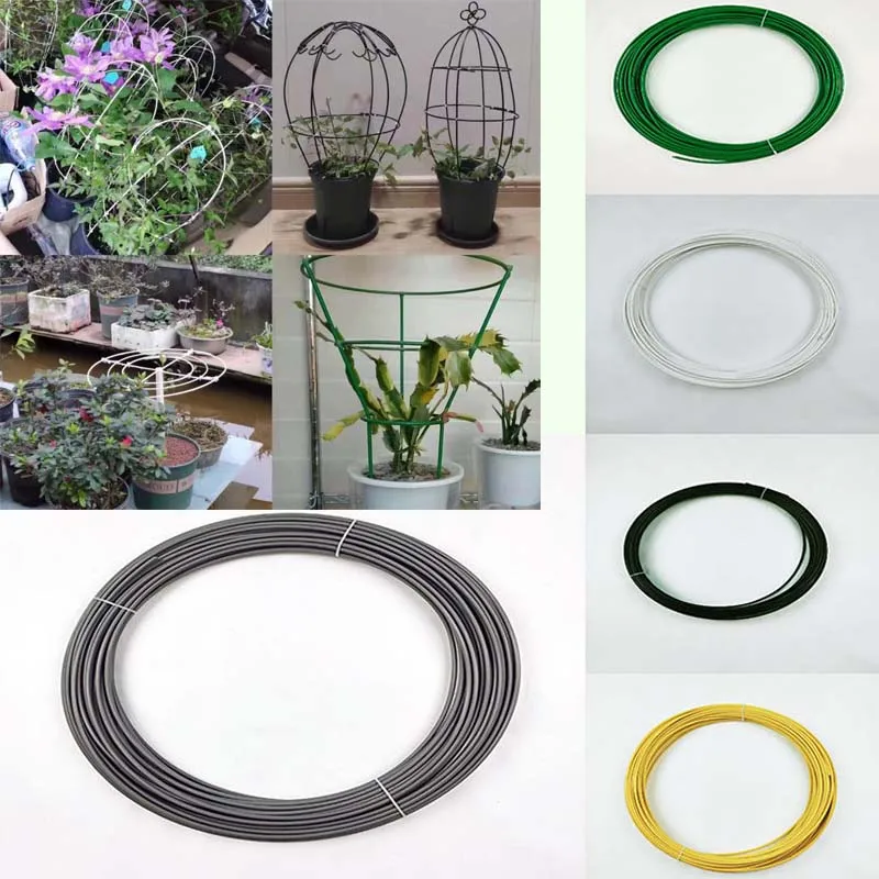 10 Meters DIY Garden Plastic Iron Wire Bonsai Succulent Flower Rack Handmade Potted Plants Climbing Vine Binding Rope Material
10 Meters DIY Garden Plastic Iron Wire Bonsai Succulent Flower Rack Handmade Potted Plants Climbing Vine Binding Rope Material