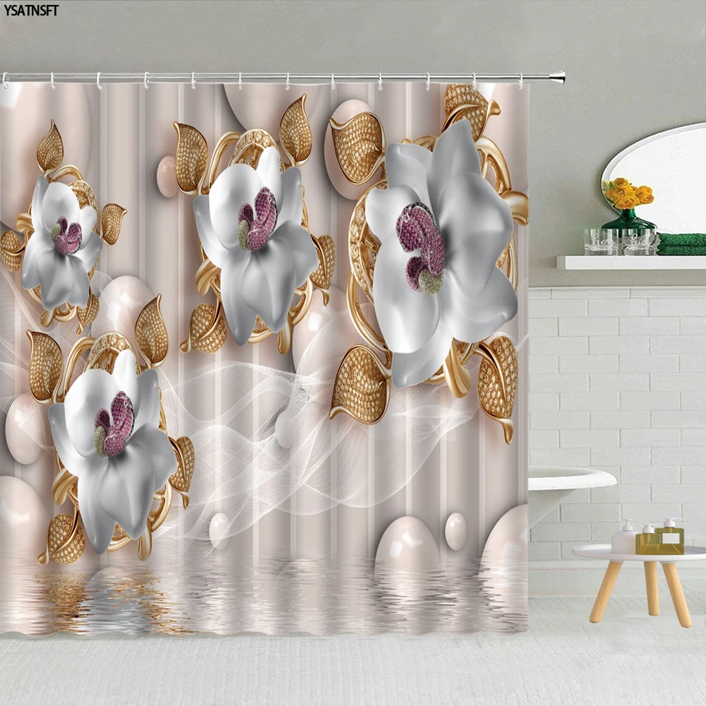 Style Luxury Diamond Flower Fabric Bath Curtains High Quality With Hooks Bathroom mat 3d print Curtain Polyester
Style Luxury Diamond Flower Fabric Bath Curtains High Quality With Hooks Bathroom mat 3d print Curtain Polyester