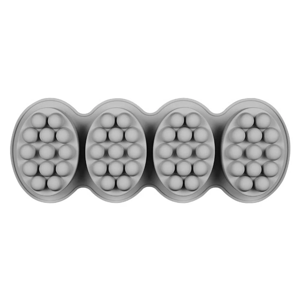 SUPVOX 4- Cavity Oval Silicone Mold Cake Mold Bar Mold for DIY Bread Cupcake Cheesecake Cornbread Muffin Brownie ( Grey )
SUPVOX 4- Cavity Oval Silicone Mold Cake Mold Bar Mold for DIY Bread Cupcake Cheesecake Cornbread Muffin Brownie ( Grey )