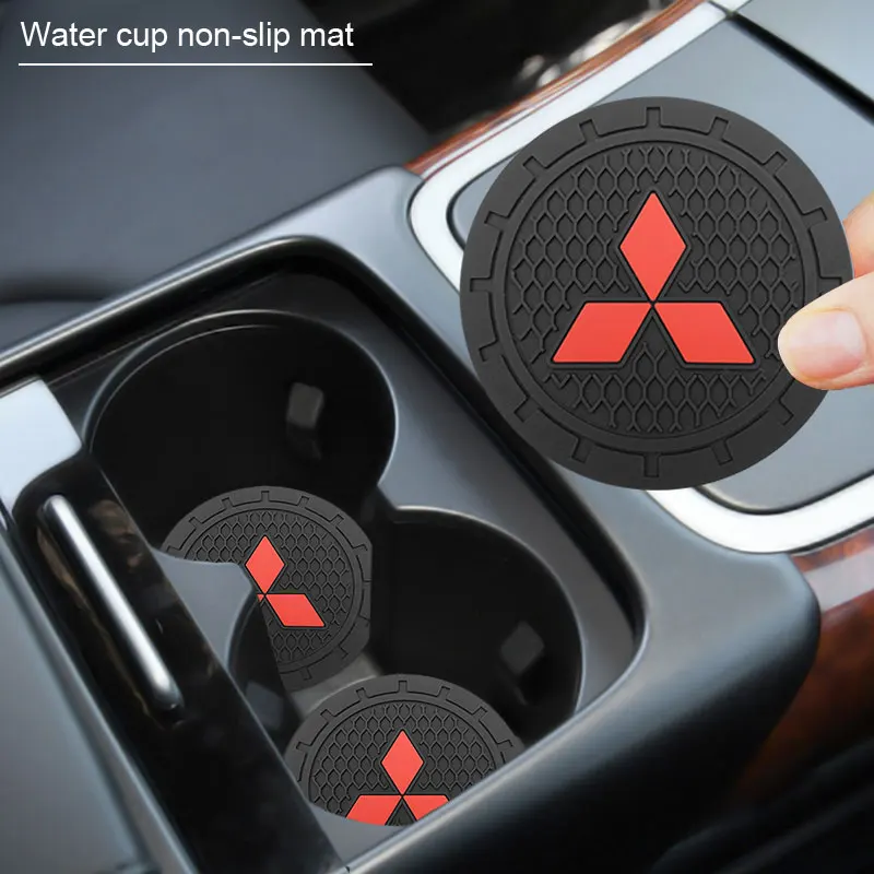 2pcs Car Logo Cup Holder Silicone Coaster for Mitsubishi asx lancer 10 outlander 3 l200 pajero sport galan 2018 2019 Car Styling
2pcs Car Logo Cup Holder Silicone Coaster for Mitsubishi asx lancer 10 outlander 3 l200 pajero sport galan 2018 2019 Car Styling