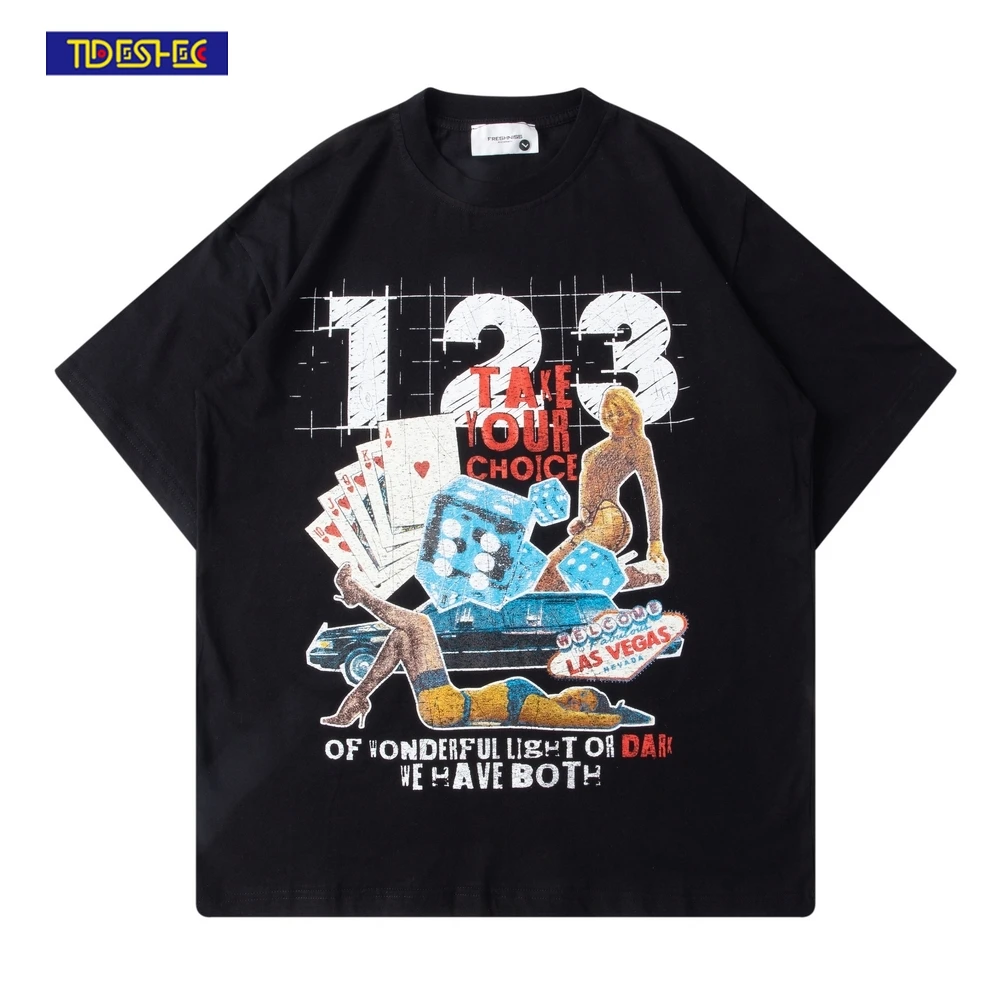 Летняя мужская футболка оверсайз TIDESHEC 2022, уличная одежда в стиле хип-хоп, футболка с принтом в виде цифр-девушек, мужская и женская повседнев...
Летняя мужская футболка оверсайз TIDESHEC 2022, уличная одежда в стиле хип-хоп, футболка с принтом в виде цифр-девушек, мужская и женская повседнев...