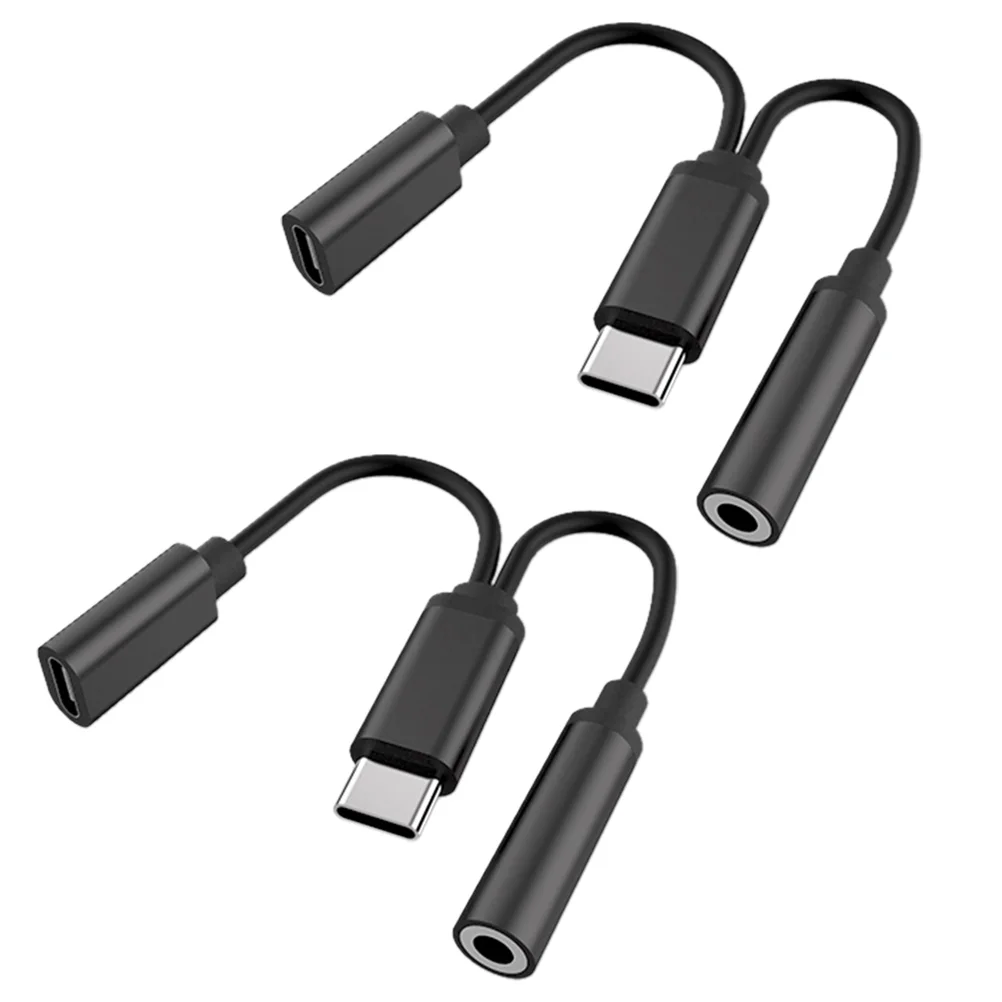 2 Pcs USB Splitter Headphone Splitter Adaptor Type- C Converters Adapter Headphones Adapter Type C Aux Charge Audio Adapter 
2 Pcs USB Splitter Headphone Splitter Adaptor Type- C Converters Adapter Headphones Adapter Type C Aux Charge Audio Adapter