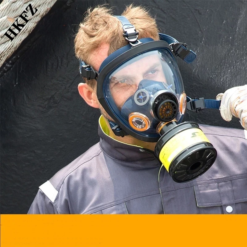 Chemical Mask Full Face Gas Mask Dustproof Respirator Rubber Industrial Pesticide Painting Spraying Mask for Laboratory Welding
Chemical Mask Full Face Gas Mask Dustproof Respirator Rubber Industrial Pesticide Painting Spraying Mask for Laboratory Welding