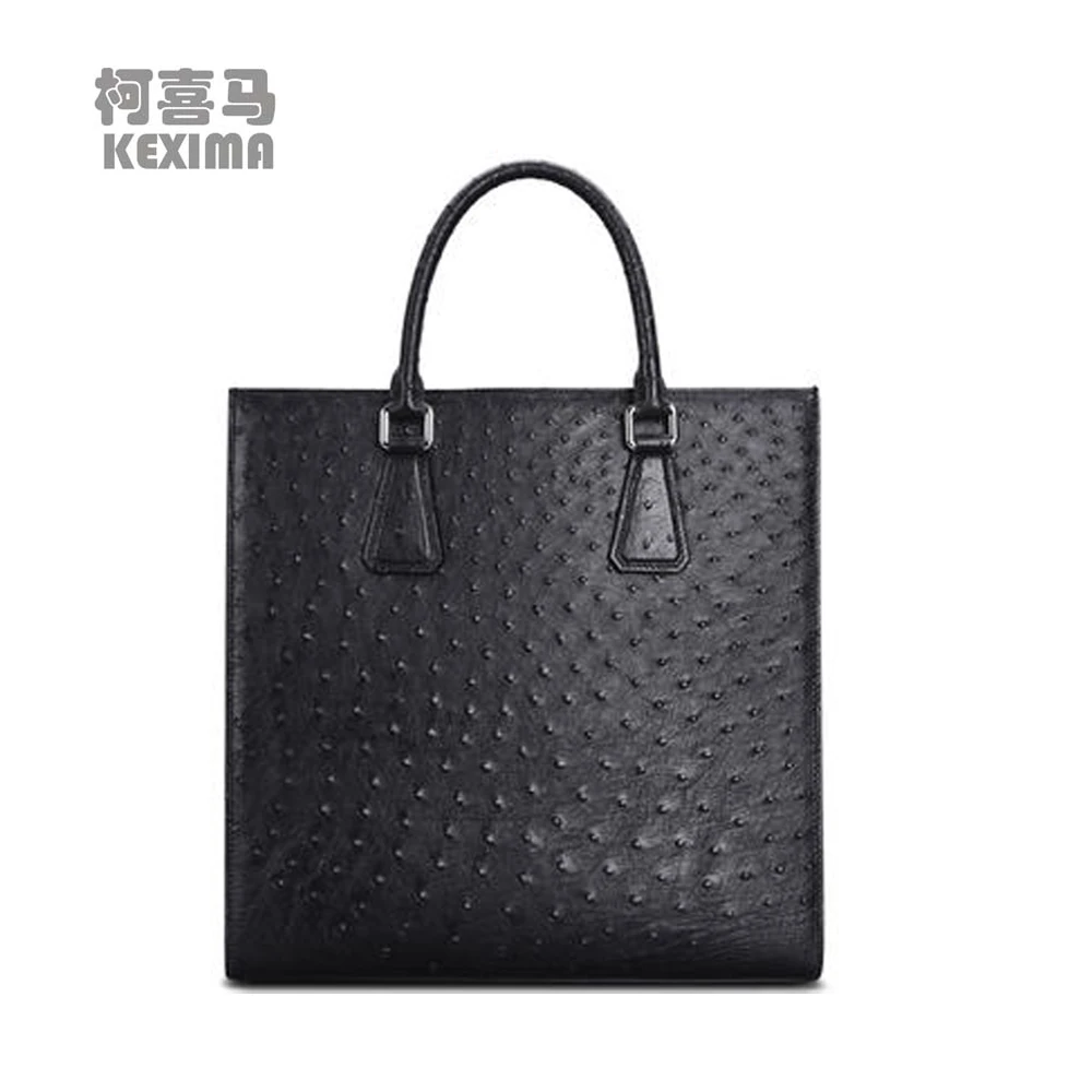 KEXIMA cestbeau South Africa import Ostrich leather Men handbags Vertical section business Ostrich leather handbag whole
KEXIMA cestbeau South Africa import Ostrich leather Men handbags Vertical section business Ostrich leather handbag whole
