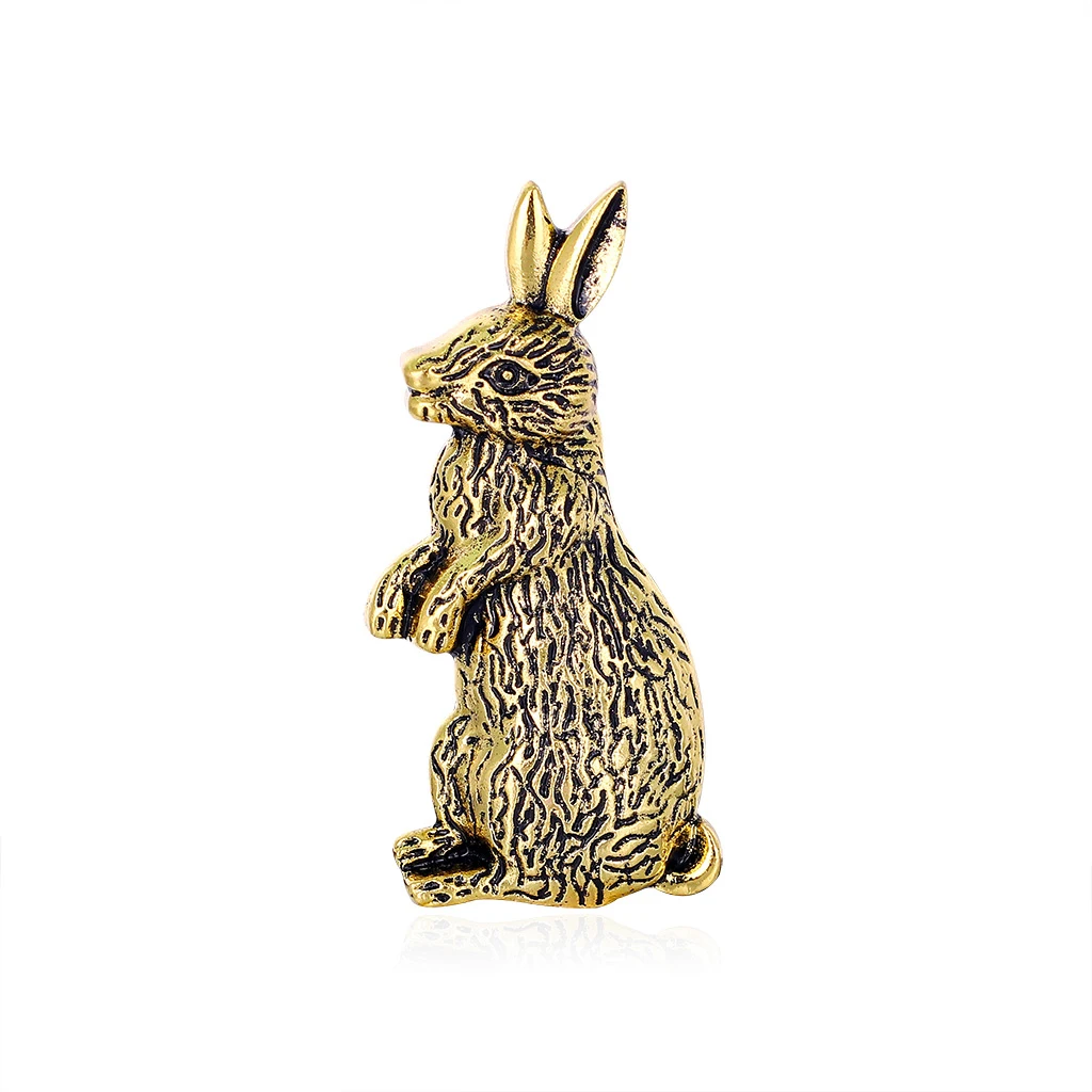TULX Vintage Gold Color Rabbit Brooches For Women Unisex Bunny Animal Lapel Pin Clothes Pin Office Casual Brooch Pins Gifts
TULX Vintage Gold Color Rabbit Brooches For Women Unisex Bunny Animal Lapel Pin Clothes Pin Office Casual Brooch Pins Gifts
